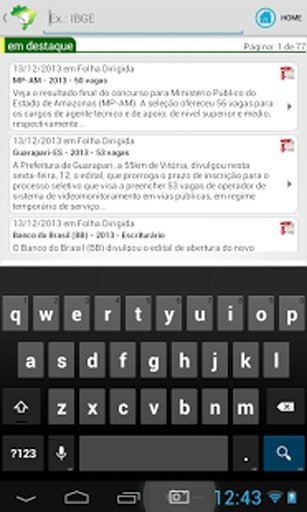 Concursos Mobile截图5