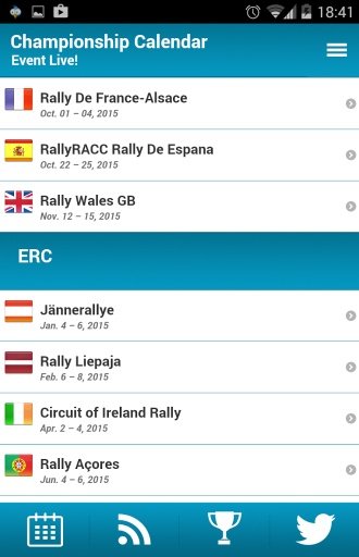 WRC - World Rally Calendar截图4