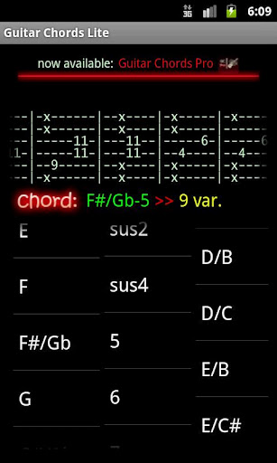 Guitar Chords Lite截图3