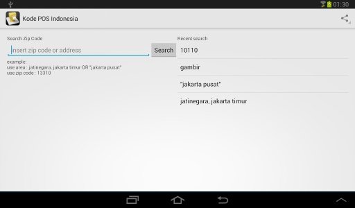 Kode POS Indonesia截图6
