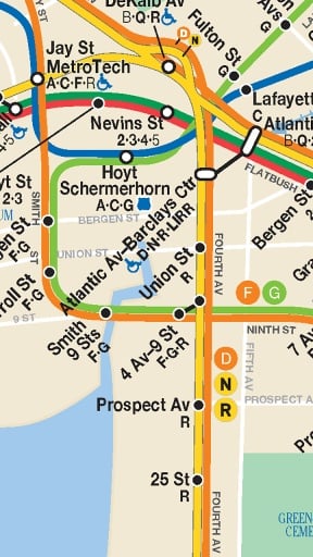 纽约地铁路线图截图2