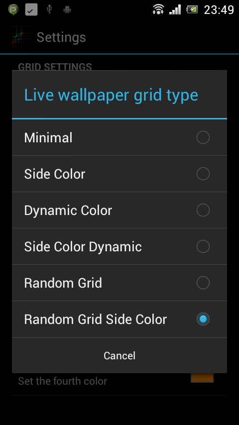 Nexus Neon Grid HD LWP截图6