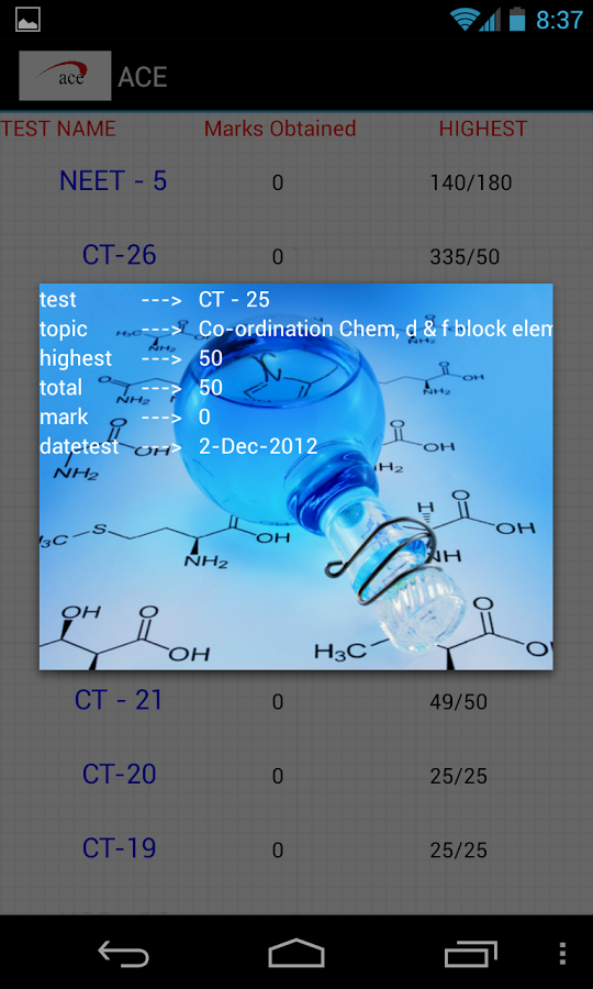 ACE CHEMISTRY 2.0- Santo...截图4