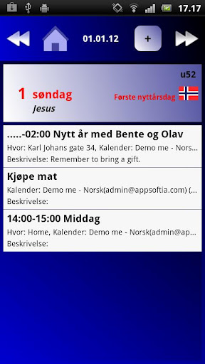 Norsk Kalender - test versjon截图1