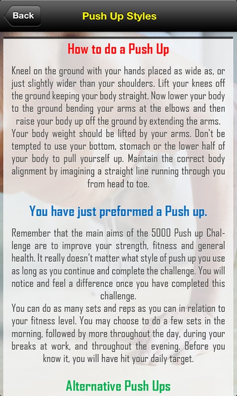 5k Push up's &amp; Healthy E...截图3