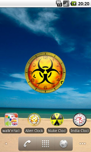 Biohazard Clock截图1