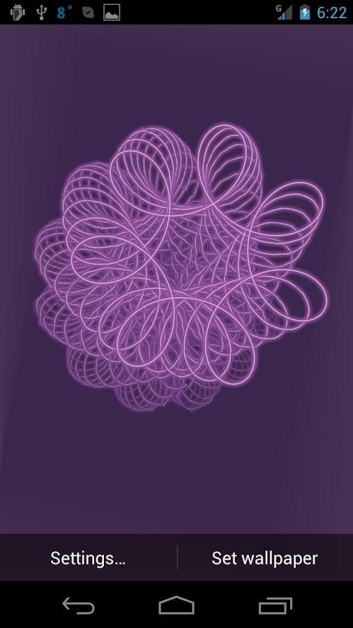 Free Swirly Live Wallpaper截图1