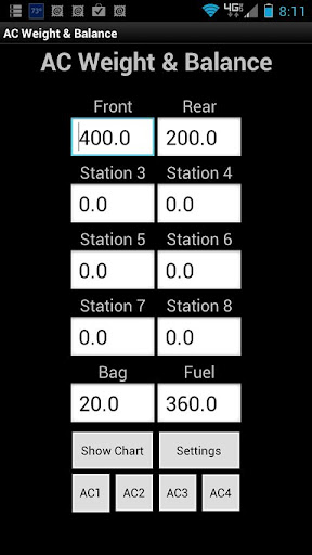 AC Weight and Balance截图1