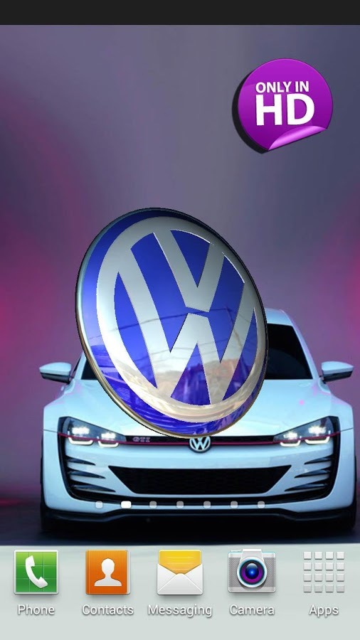 3D VOLKSWAGEN Logo LWP截图5