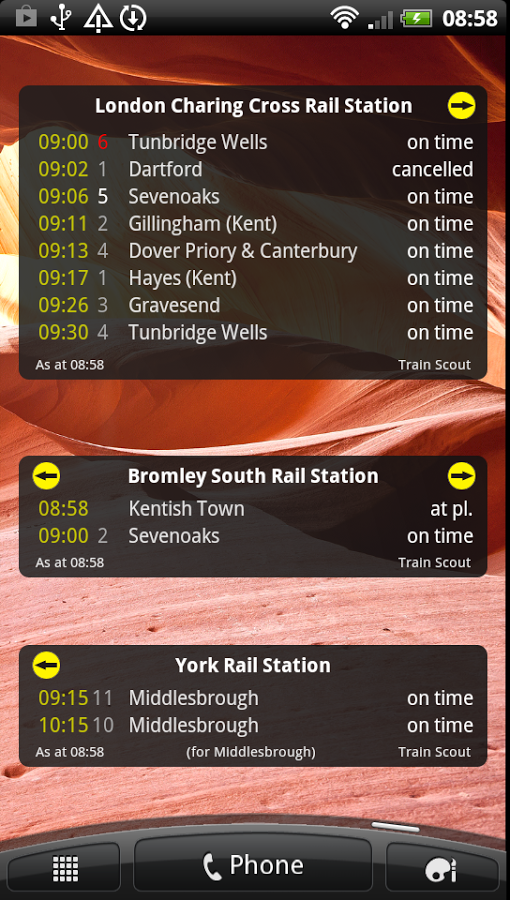 UK Train Times: Train Scout截图11