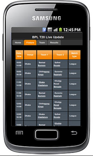 BPL T20 Cricket Live Update截图2