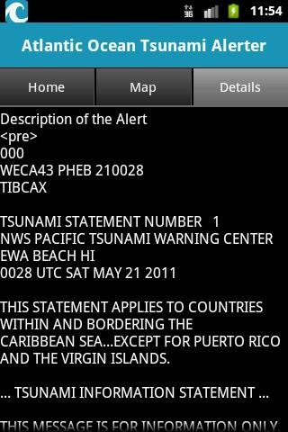 Atlantic Ocean Tsunami Alerter截图3