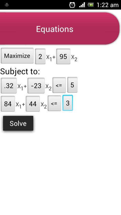 Linear Optimization LITE截图3