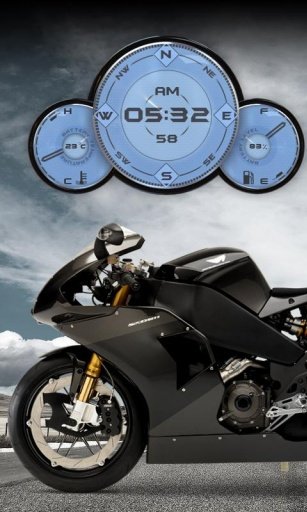 Buell Motorbike Compass Widget截图1