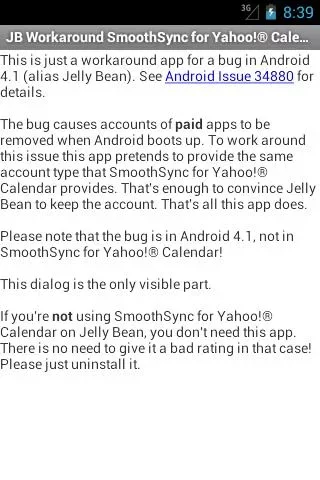 JB Workaround for Yahoo!® Cal截图1