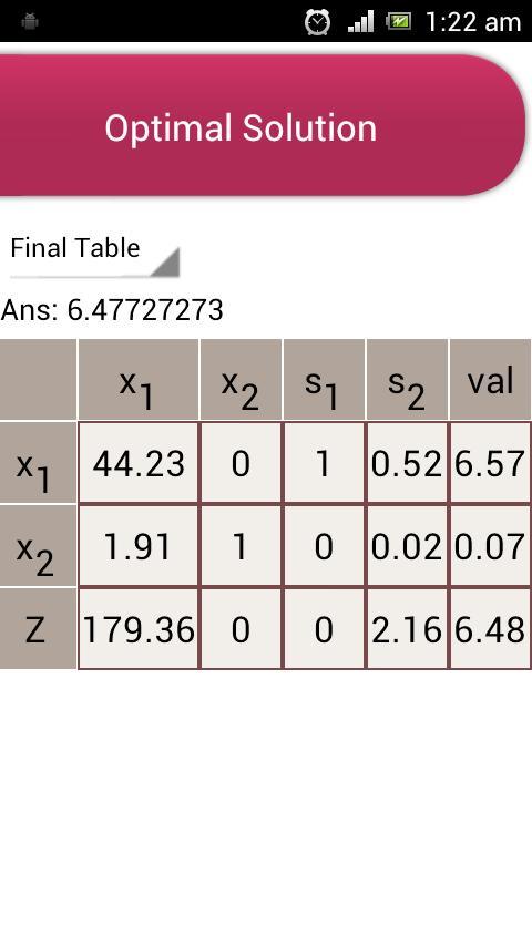 Linear Optimization LITE截图5