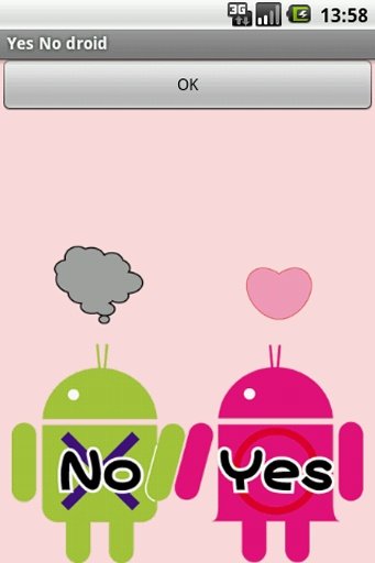 Yes　No　droid截图1