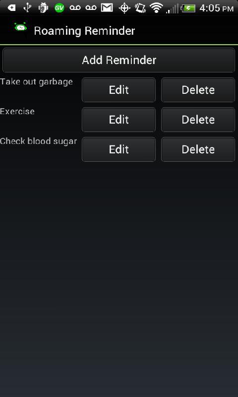 Roaming Reminder - Free截图1