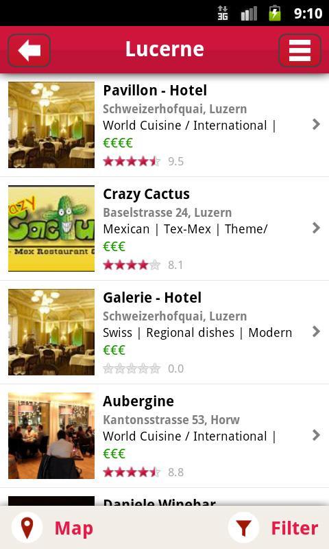 MyTable Restaurant Guide截图2