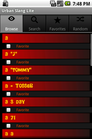 Urban Slang Lite截图1