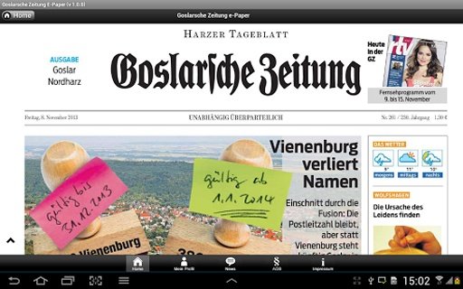 Goslarsche Zeitung e-Paper截图1