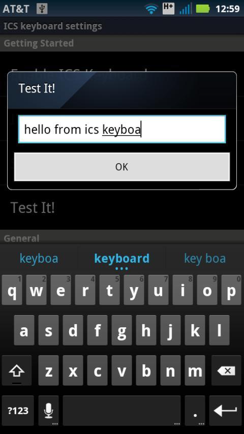 Spanish for ICS Keyboard截图3