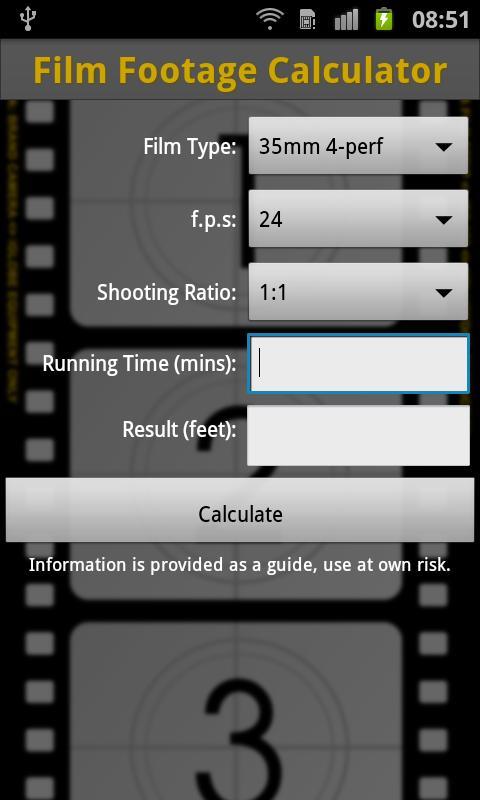 电影镜头计算器截图4