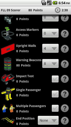 FLL Smart Moves Score Keeper截图2