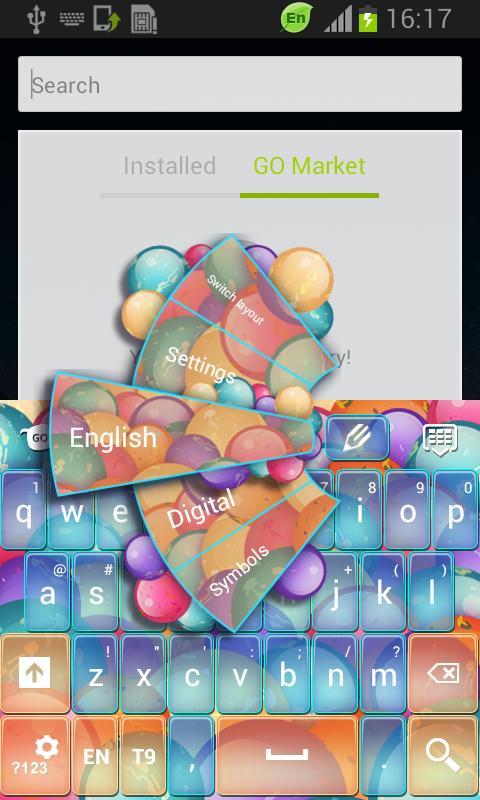 Color Balls Keyboard截图3