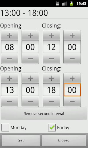 My Opening Hours截图3