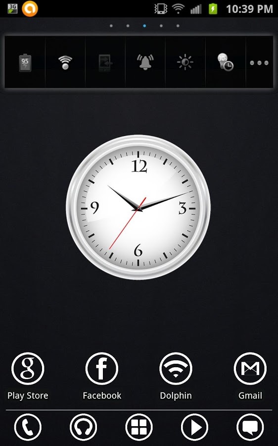 Analog Clock Widget v2截图1