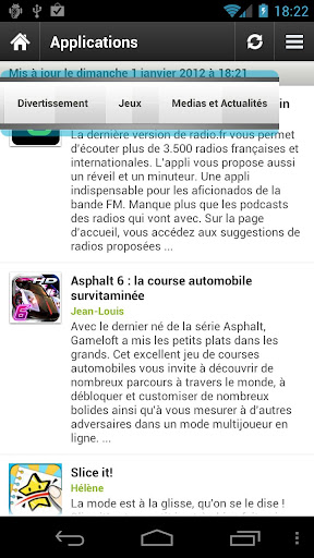 Les Applications Android (LAA)截图3