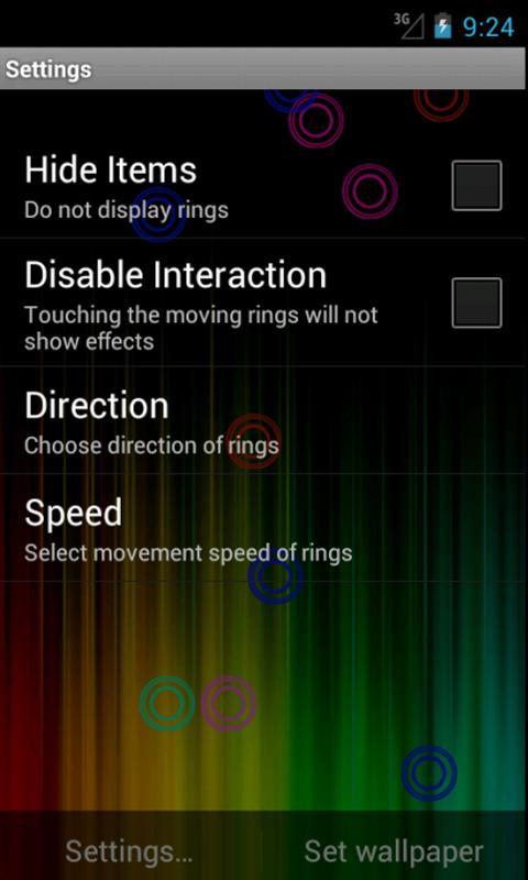 Rings - Live Wallpaper截图4