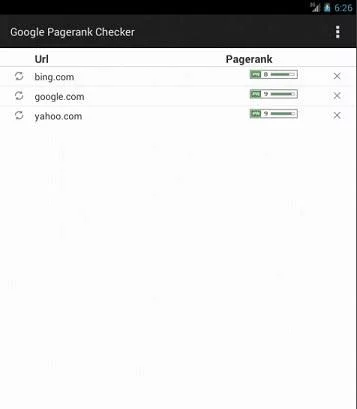 Google Pagerank Checker截图5