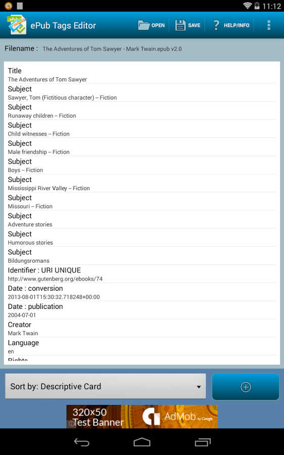 ePub Tags Editor截图1