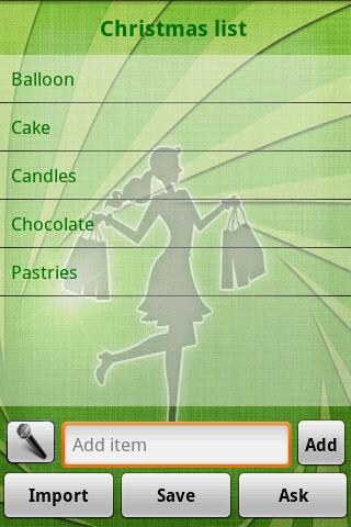 Smart Shopping List Lite截图2