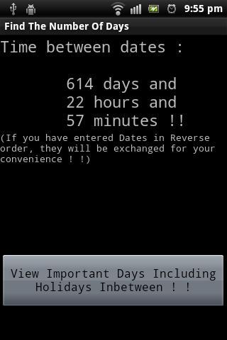 Time between Dates截图1