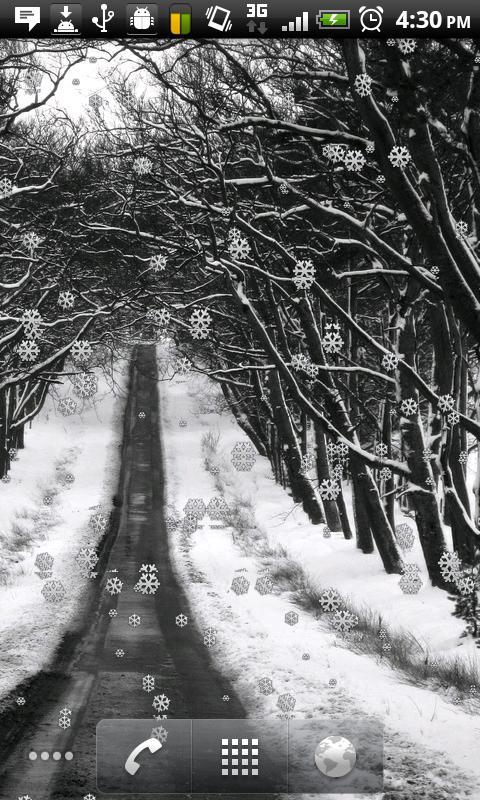 Flakey Lite - Snow Wallpaper截图4