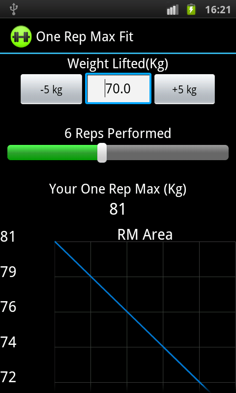 One Rep Max Fit截图4