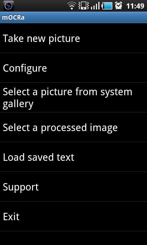 mOCRa: mobile OCR applic...截图5