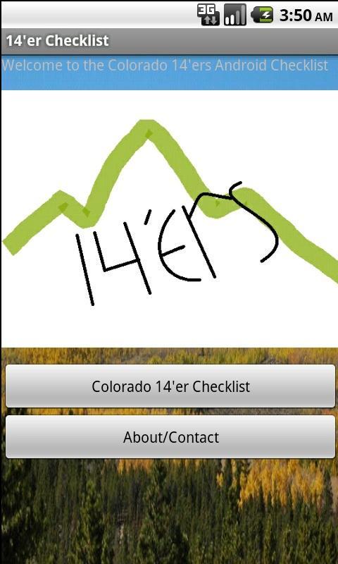 Colorado 14'er Checklist截图3