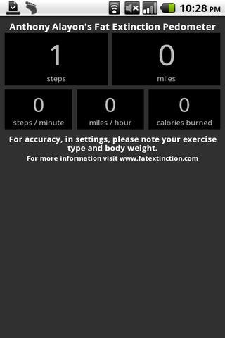 Free Pedometer - Fat Extinct截图2