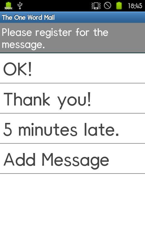 The One Word Mail截图3