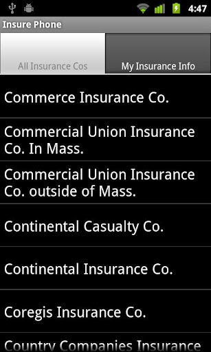 InsurePhone: Insurance Info截图1