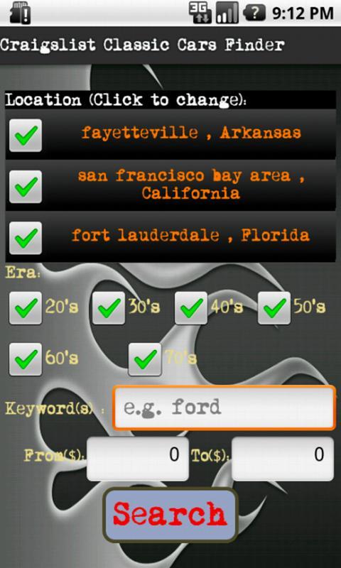 Classic AutoFinder-Craigslist截图2
