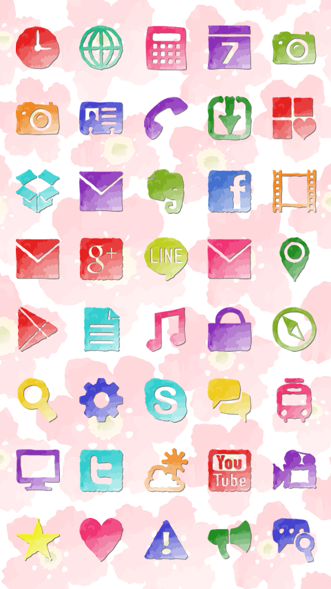 water color blooming Icon截图1