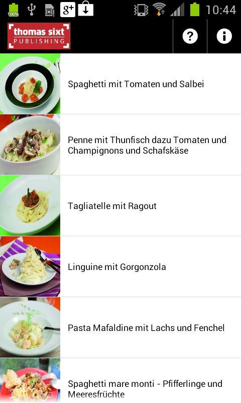 Voll lecker Pasta kochen free截图2