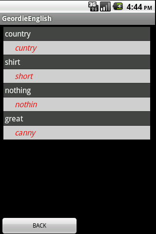 English Geordie Dictionary截图3