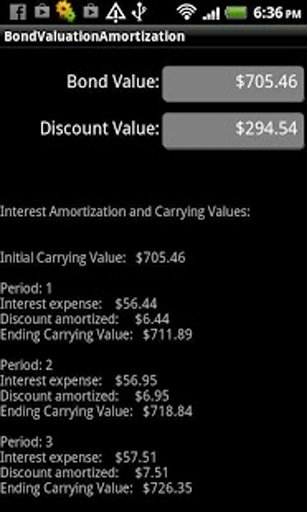 Accountant: Bond Valuation截图1
