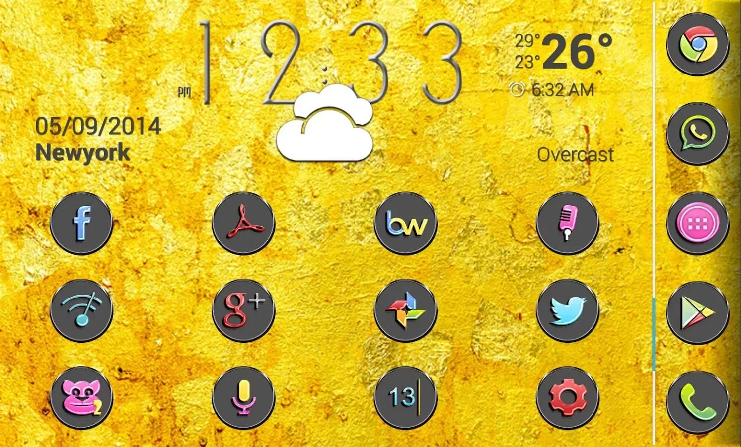 Hoop Lite Icon Pack Apex Nova截图1